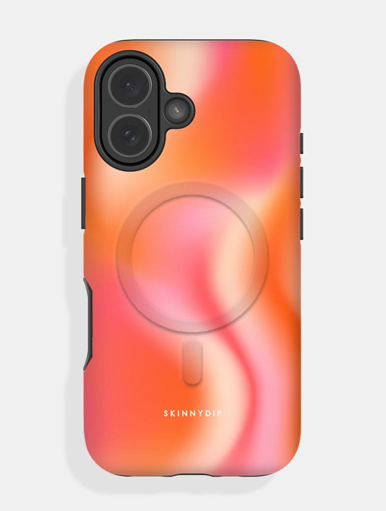 Aura Gradient Exotic Orange Magsafe Ultra Protective iPhone Case Phone Cases Skinnydip London