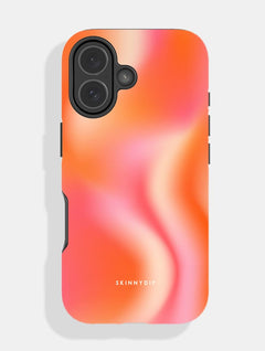 Aura Gradient Exotic Orange Ultra Protective iPhone Case Phone Cases Skinnydip London