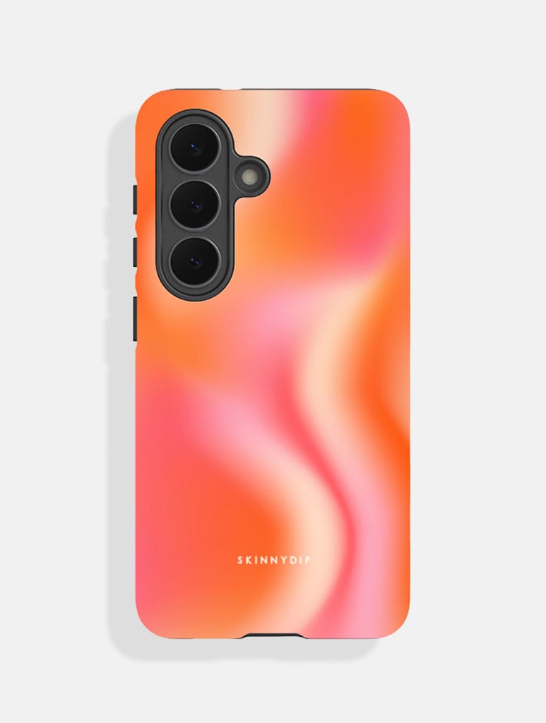Aura Gradient Exotic Orange Ultra Protective Samsung Case Phone Cases Skinnydip London