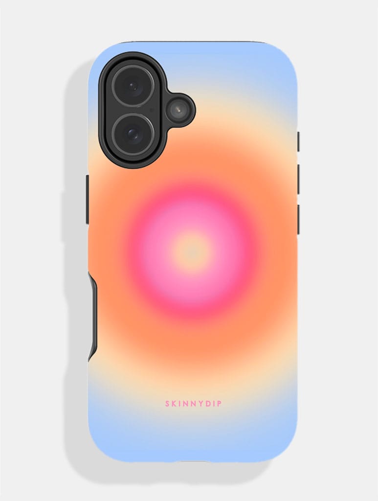 Aura Gradient Peach Halo Ultra Protective iPhone Case Phone Cases Skinnydip London