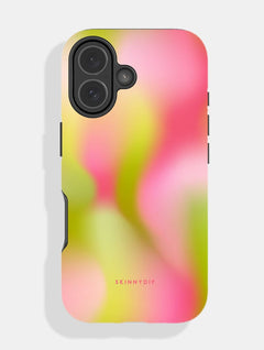 Aura Gradient Vibrant Green Ultra Protective iPhone Case Phone Cases Skinnydip London