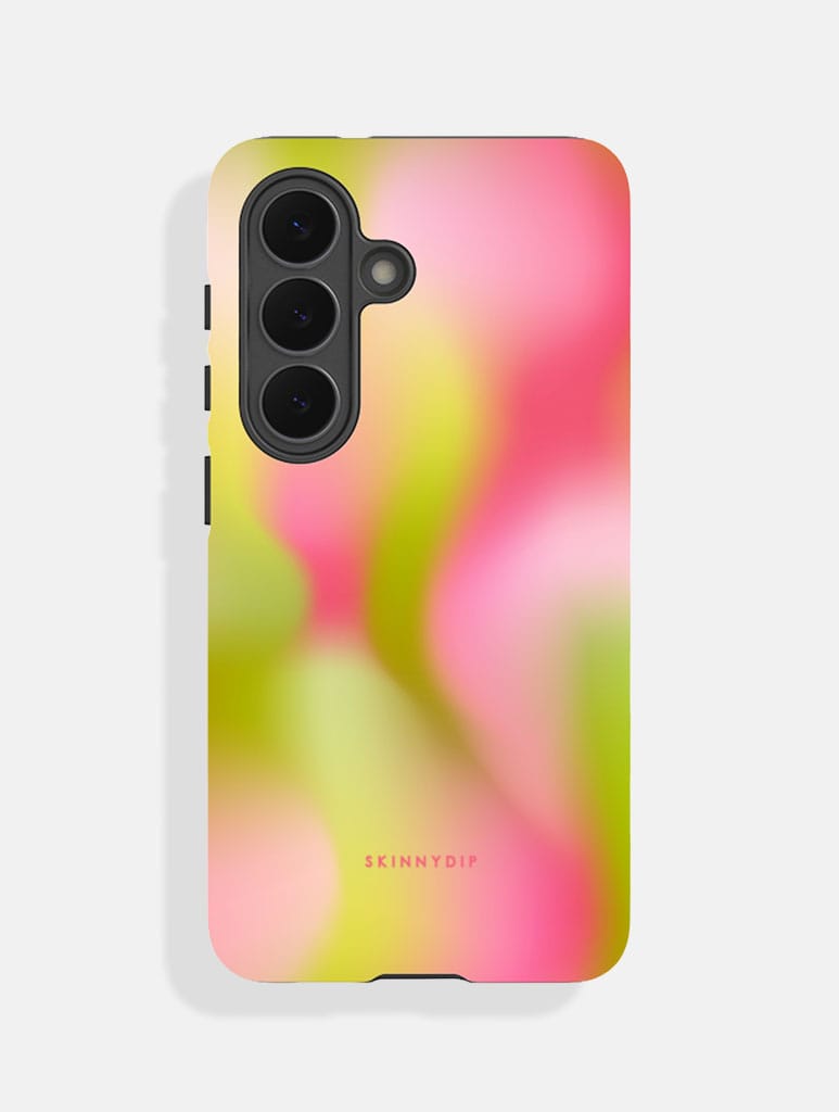 Aura Gradient Vibrant Green Ultra Protective Samsung Case Phone Cases Skinnydip London