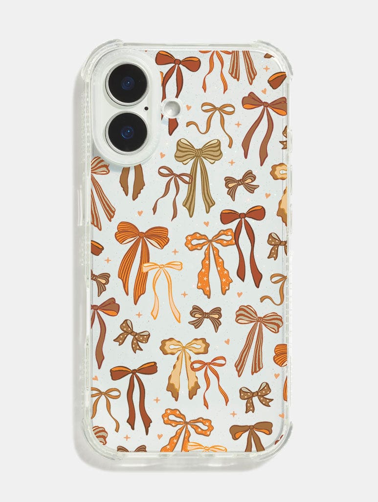 Autumn Bows Shock iPhone Case Phone Cases Skinnydip London