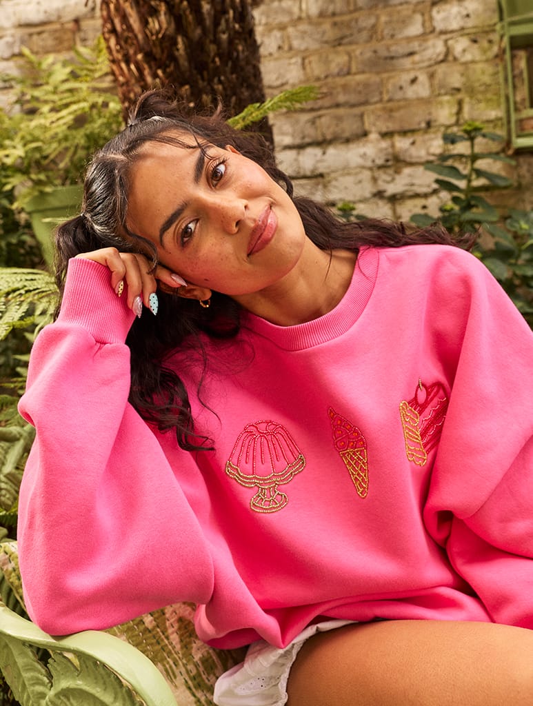 Beaded Cake Sweatshirt Hoodies & Sweatshirts Skinnydip London