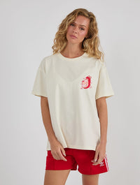 Beano x Skinnydip Never Grow Up T-Shirt In White Tops & T-Shirts Skinnydip London