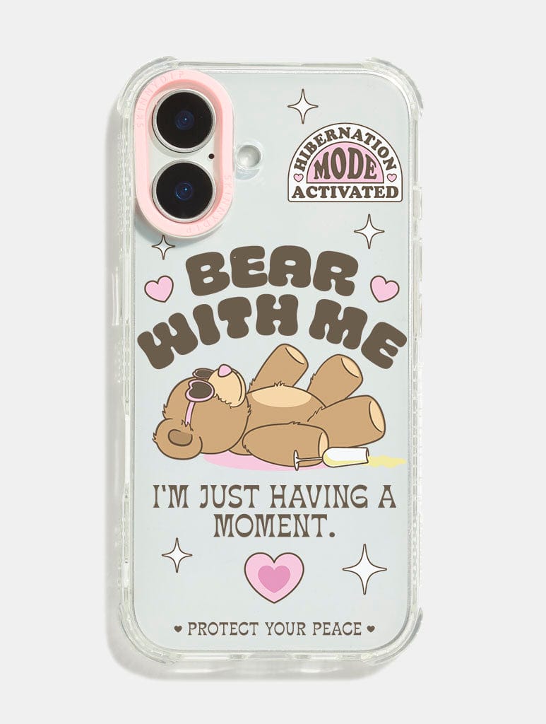 Bear With Me Shock iPhone Case Phone Cases Skinnydip London