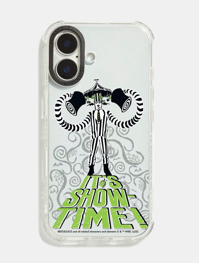 Beetlejuice x Skinnydip It's Show Time Shock iPhone Case Phone Cases Skinnydip London