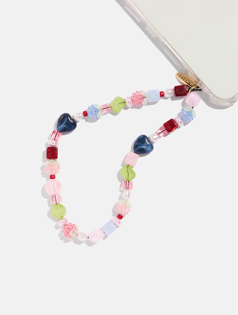 Berry Season Beaded Strap Phone Grips Skinnydip London
