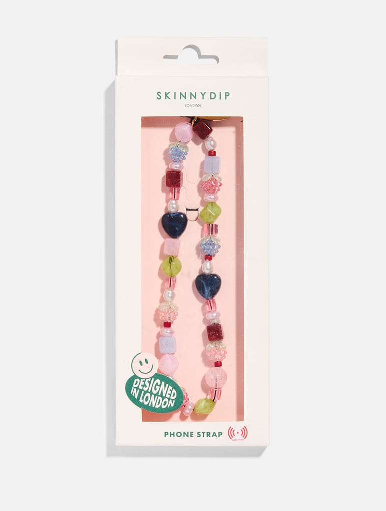 Berry Season Beaded Strap Phone Grips Skinnydip London