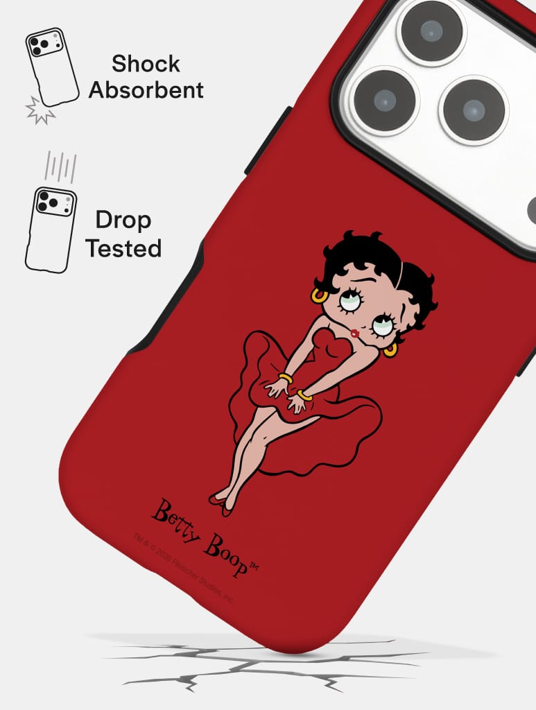 Betty Boop Red Ultra Protective iPhone Case Phone Cases Skinnydip London