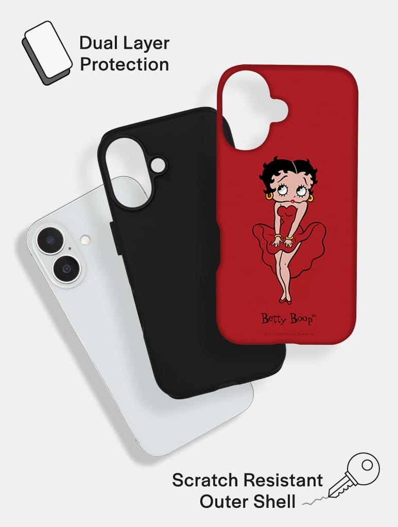 Betty Boop Red Ultra Protective iPhone Case Phone Cases Skinnydip London
