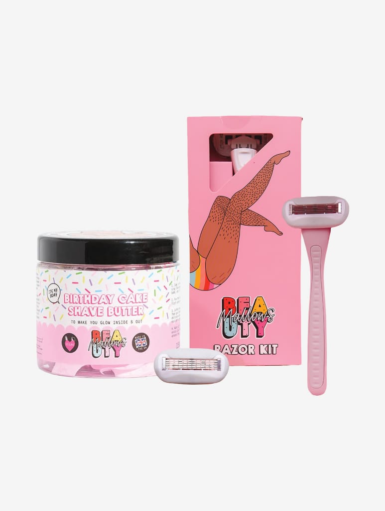 Birthday Cake Razor Saver Bundle Beauty Gift Sets Mallows Beauty