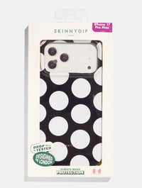 Black and White Polka Dots Wiggle Ultra Protective iPhone Case Phone Cases Skinnydip London