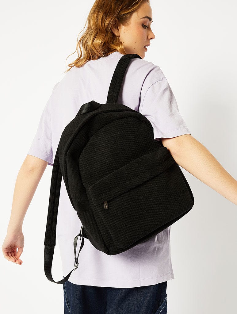 Black Cord Backpack Bags Skinnydip London