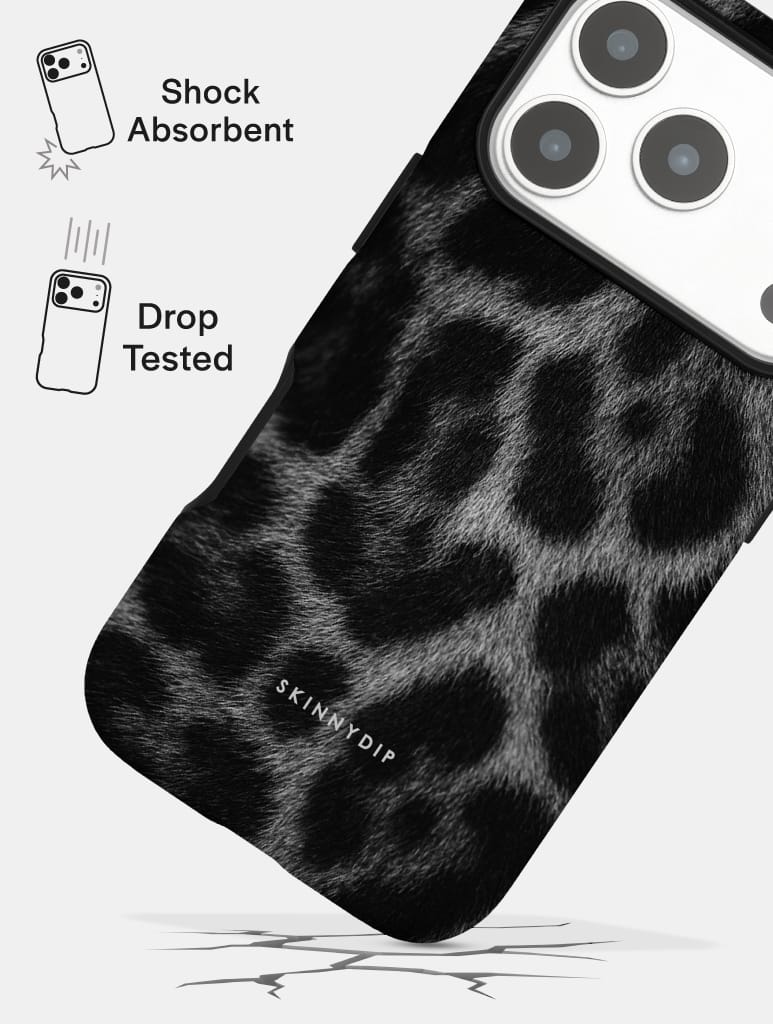 Black Leopard Ultra Protective iPhone Case Phone Cases Skinnydip London