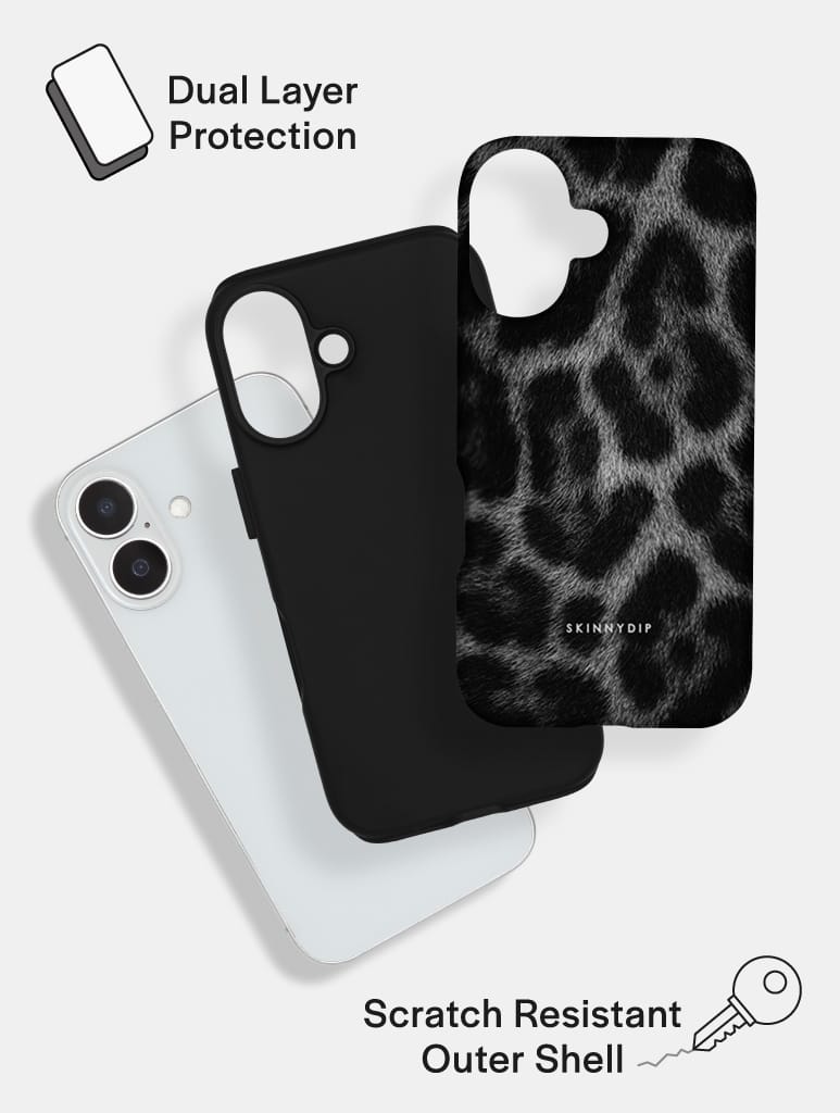 Black Leopard Ultra Protective iPhone Case Phone Cases Skinnydip London