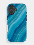 Blue Agate Ultra Protective iPhone Case Phone Cases Skinnydip London