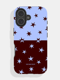 Blue And Brown Two Tone Star Ultra Protective iPhone Case Phone Cases Skinnydip London
