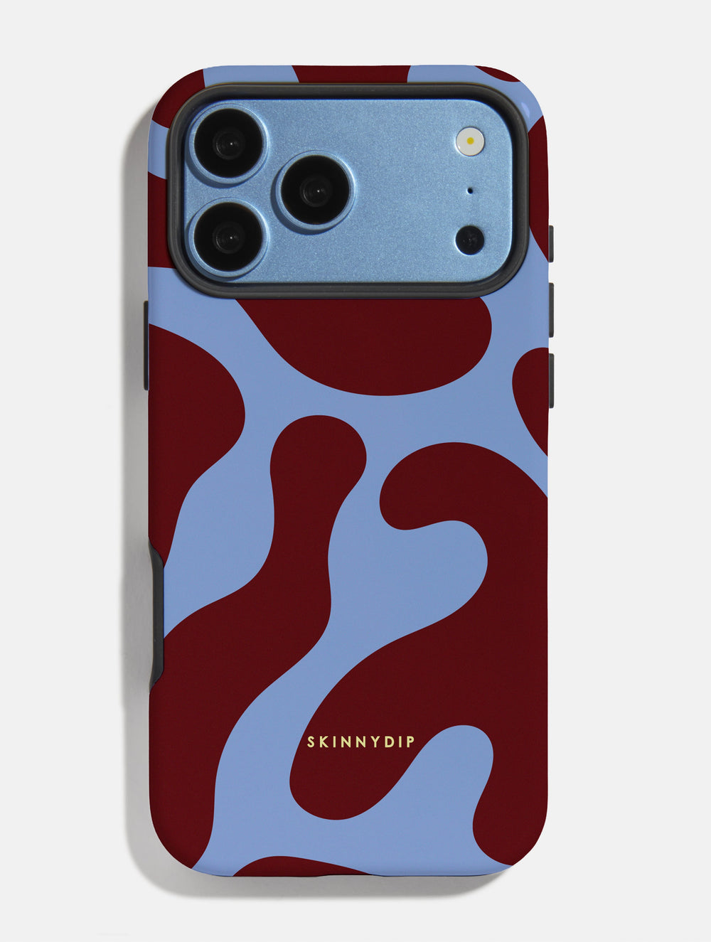 Blue and Maroon Pattern Ultra Protective iPhone Case Tech Skinnydip London