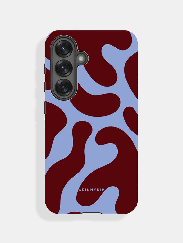 Blue and Maroon Pattern Ultra Protective Samsung Case Phone Cases Skinnydip London