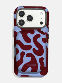 Blue and Maroon Portable Magsafe Charger Portable Chargers Skinnydip London