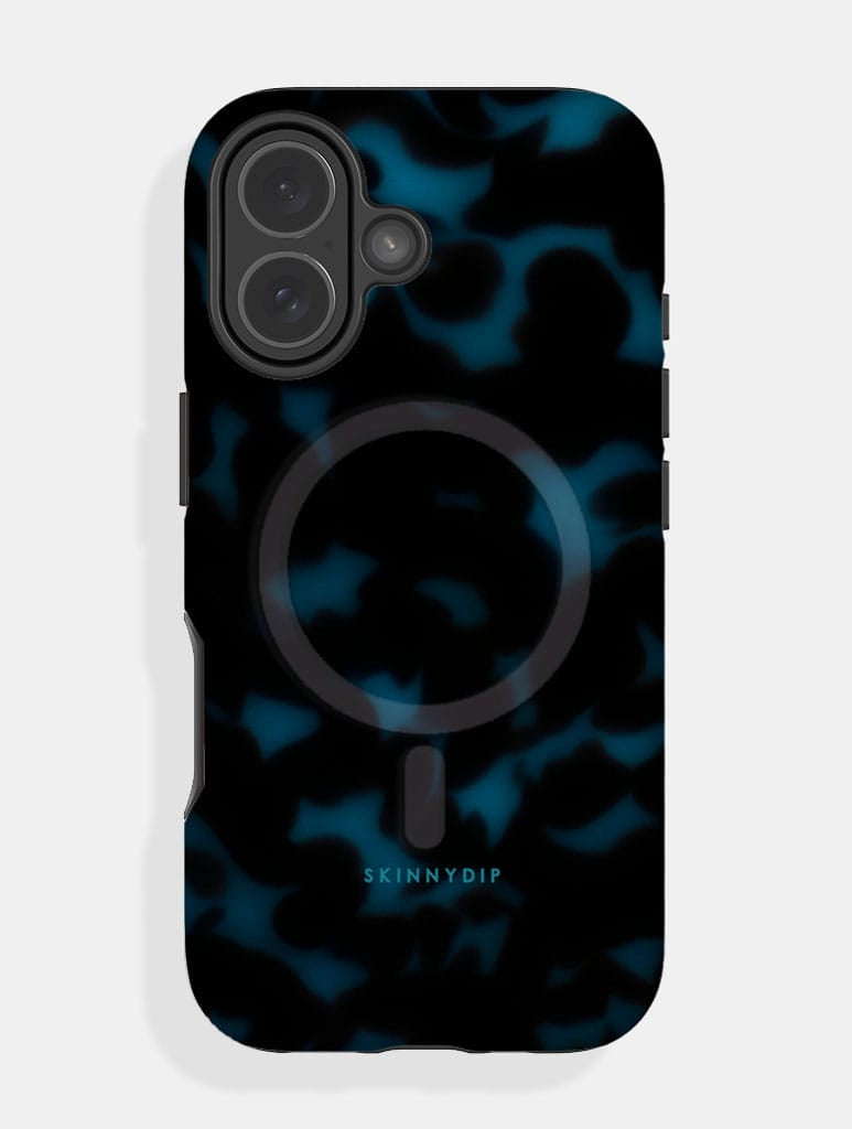 Blue Black Tortoise Shell Magsafe Ultra Protective iPhone Case Phone Cases Skinnydip London