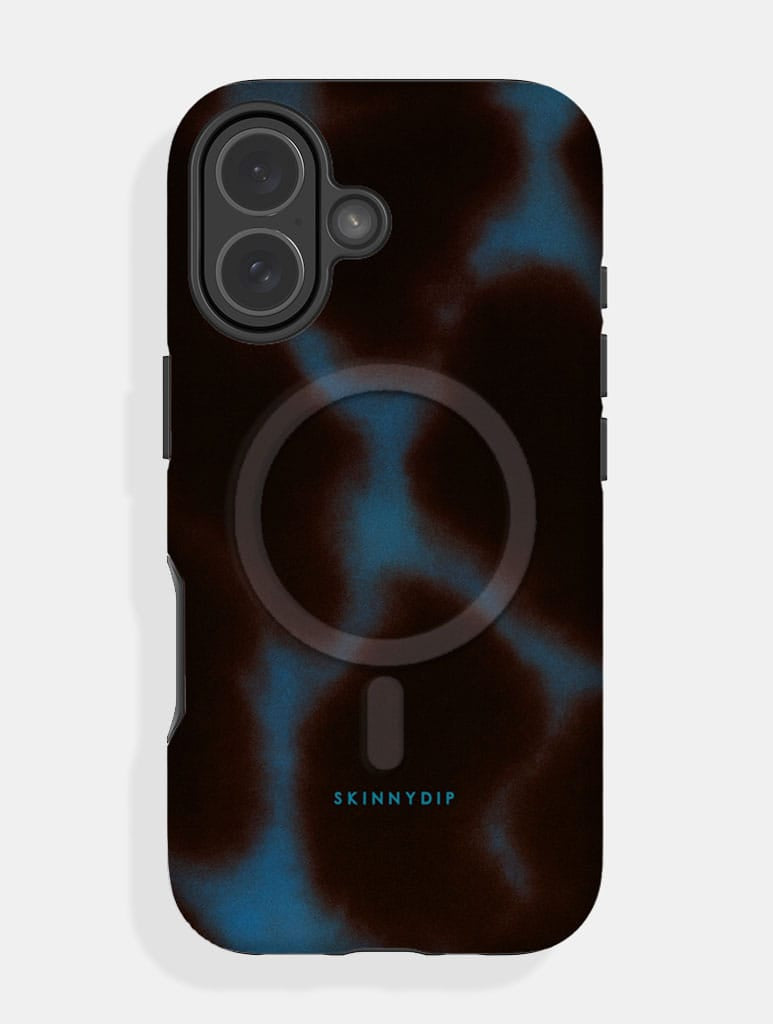 Blue Burgundy Tortoise Shell Magsafe Ultra Protective iPhone Case Phone Cases Skinnydip London