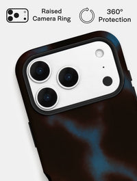 Blue Burgundy Tortoise Shell Ultra Protective iPhone Case Phone Cases Skinnydip London
