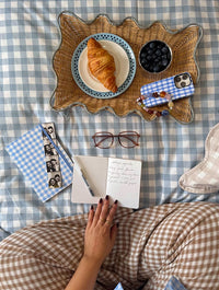Blue Gingham Ultra Protective iPhone Case Phone Cases Skinnydip London