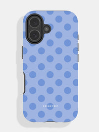 Blue Large Polka Dot Ultra Protective iPhone Case Phone Cases Skinnydip London