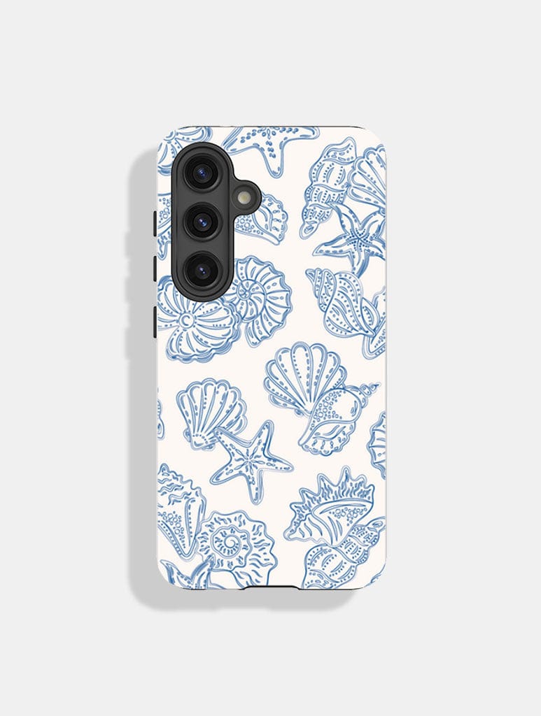 Blue Outline Sea Shells Ultra Protective Android Case | Summer Vibe ...