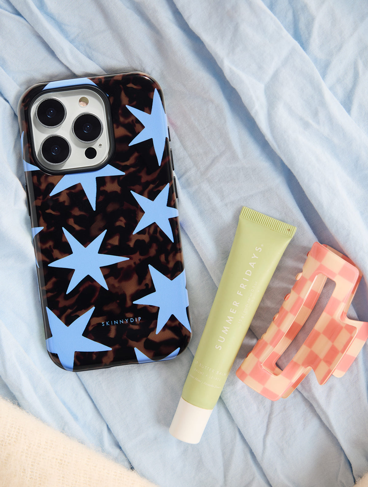 Blue Starry Tortoise Shell Ultra Protective iPhone Case Phone Cases Skinnydip London