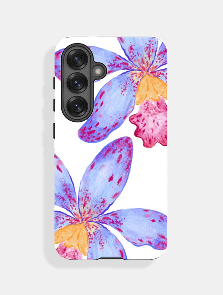 Blue Tropical Flower Ultra Protective Samsung Case Phone Cases Skinnydip London