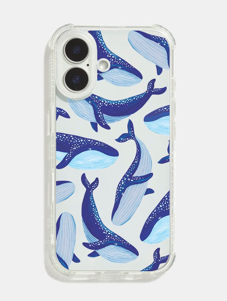 Blue Whale Shock iPhone Case Phone Cases Skinnydip London
