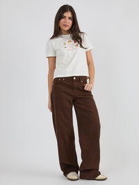 Born To Brunch Baby Tee Tops & T-Shirts Skinnydip London