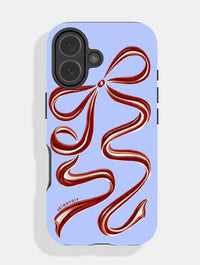 Bow Blue and Brown Ultra Protective iPhone Case Phone Cases Skinnydip London