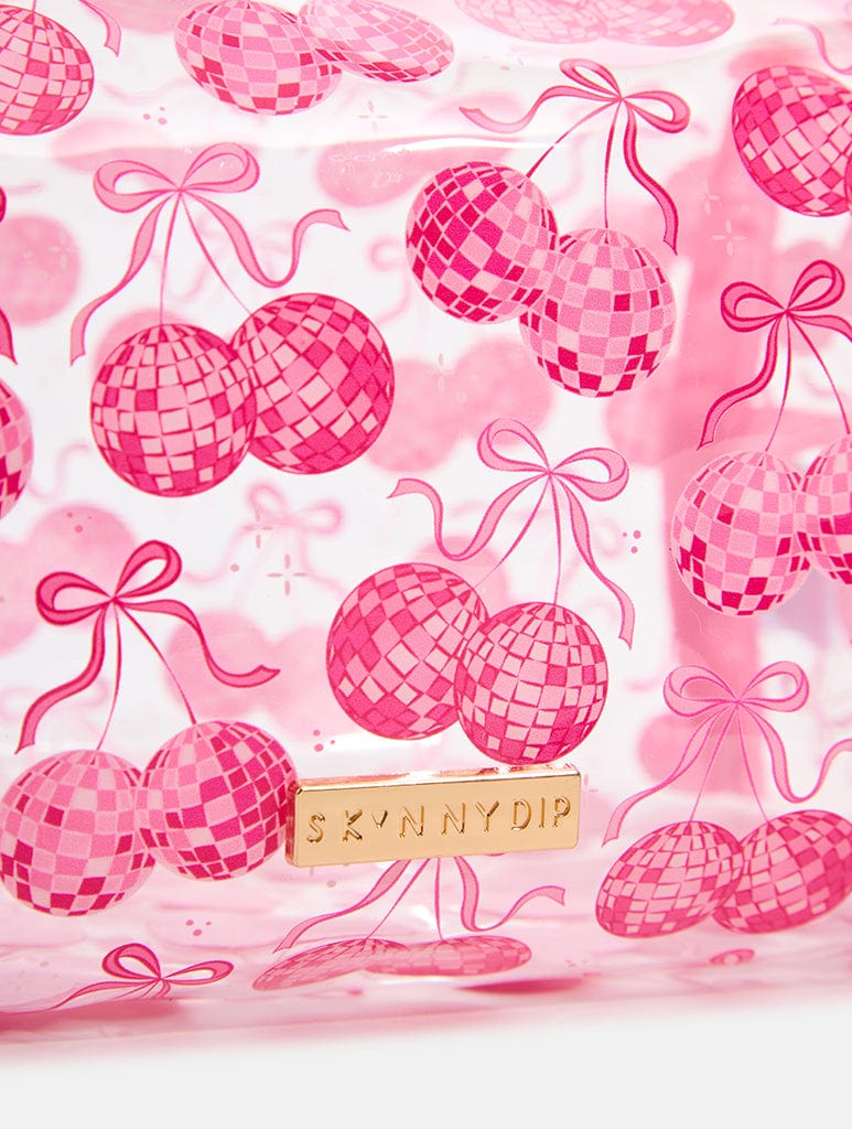 Bow Cherry Disco Makeup Bag Makeup Bags Skinnydip London