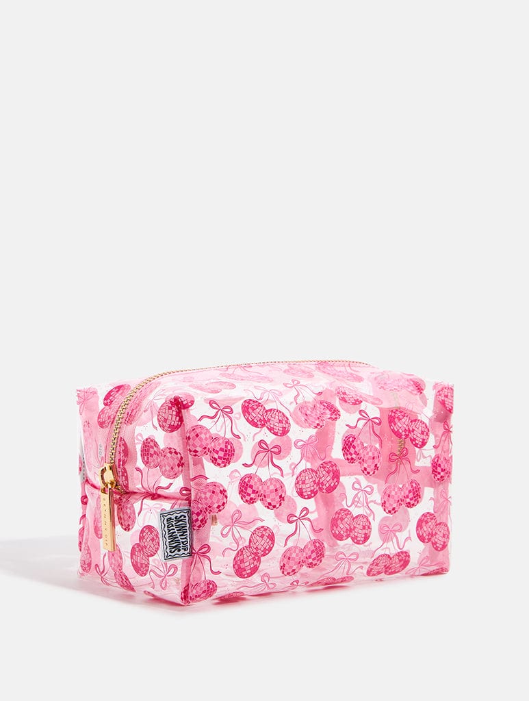 Bow Cherry Disco Makeup Bag Makeup Bags Skinnydip London