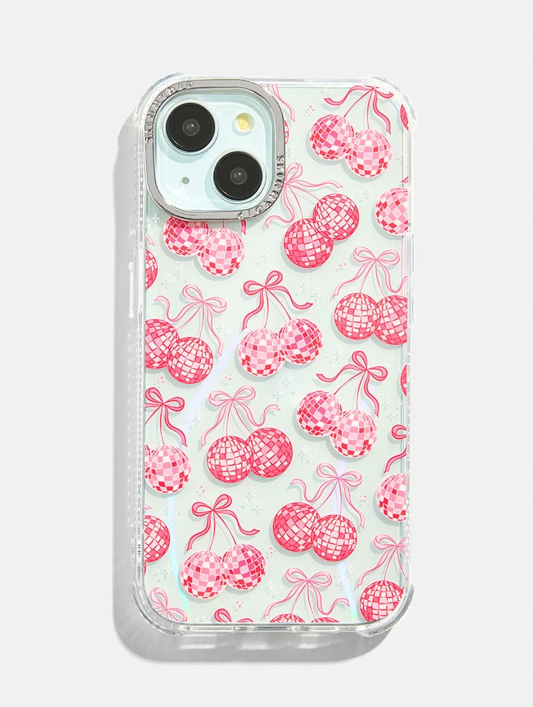 Bow Disco Cherry Shock iPhone Case Phone Cases Skinnydip London