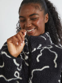 Bow Longline Fleece Coats & Jackets Skinnydip London