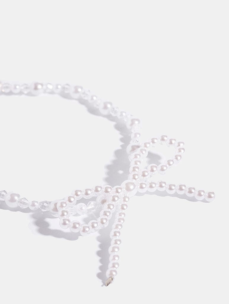 Bow Pearl Beaded Strap Phone Grips Skinnydip London