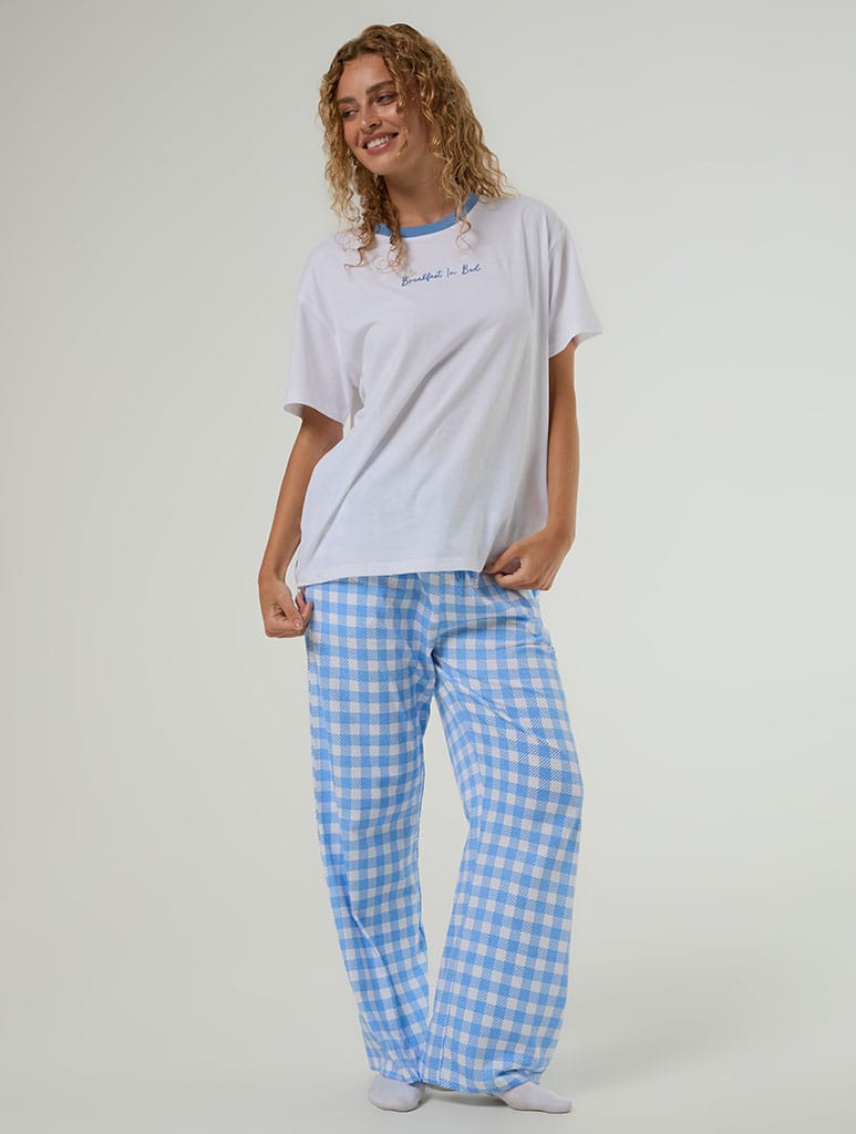 Breakfast in Bed Pyjama Set with Eyemask Lingerie & Nightwear Skinnydip London