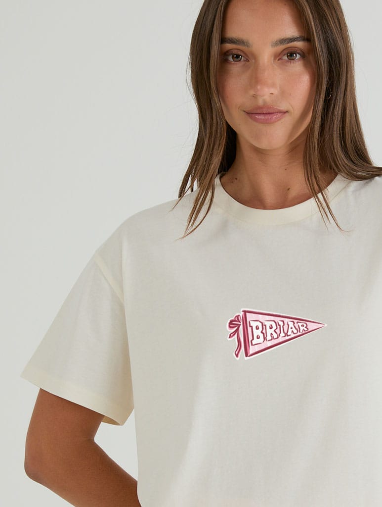 Briar U T-Shirt In White Tops & T-Shirts Skinnydip London