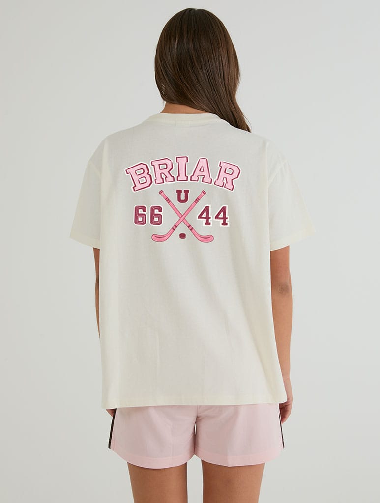 Briar U T-Shirt In White Tops & T-Shirts Skinnydip London