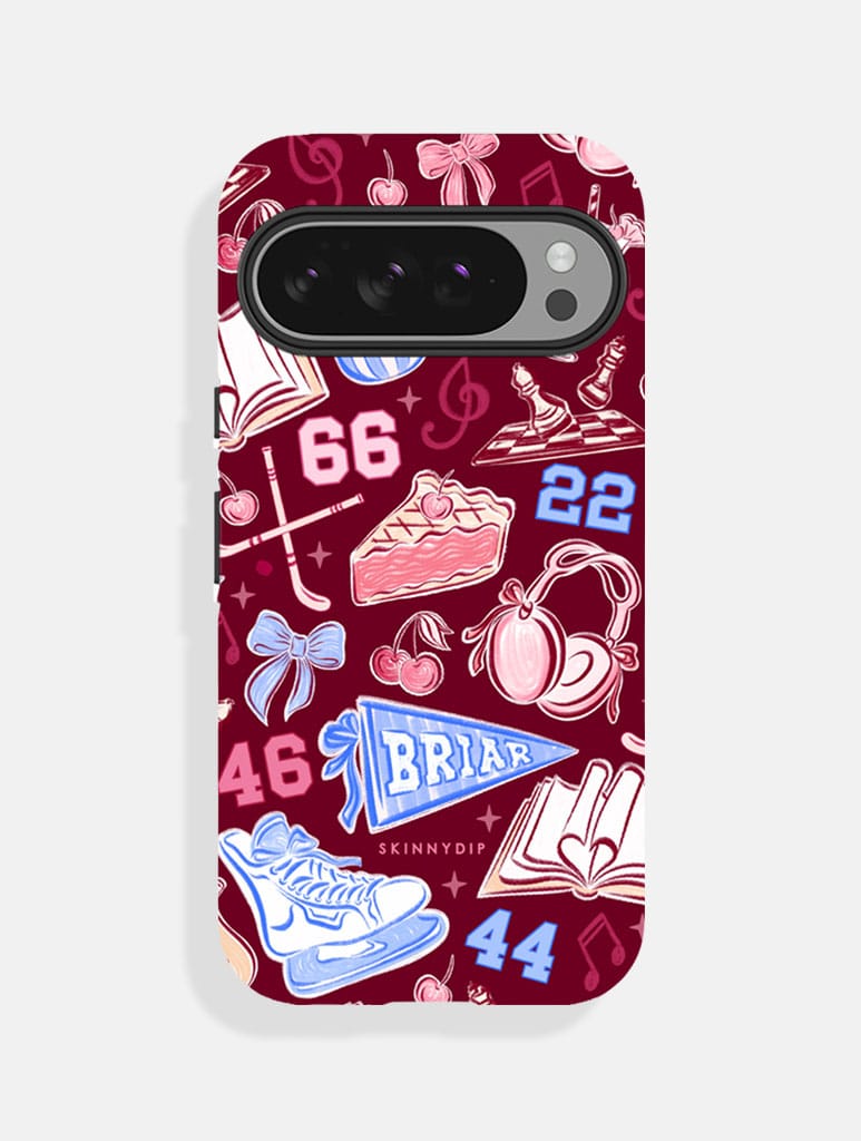 Briar University Burgundy Ultra Protective Google Pixel Case Phone Cases Skinnydip London