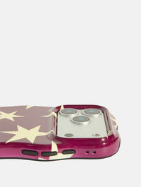 Brown and Yellow Stars Wiggle Ultra Protective iPhone Case Phone Cases Skinnydip London