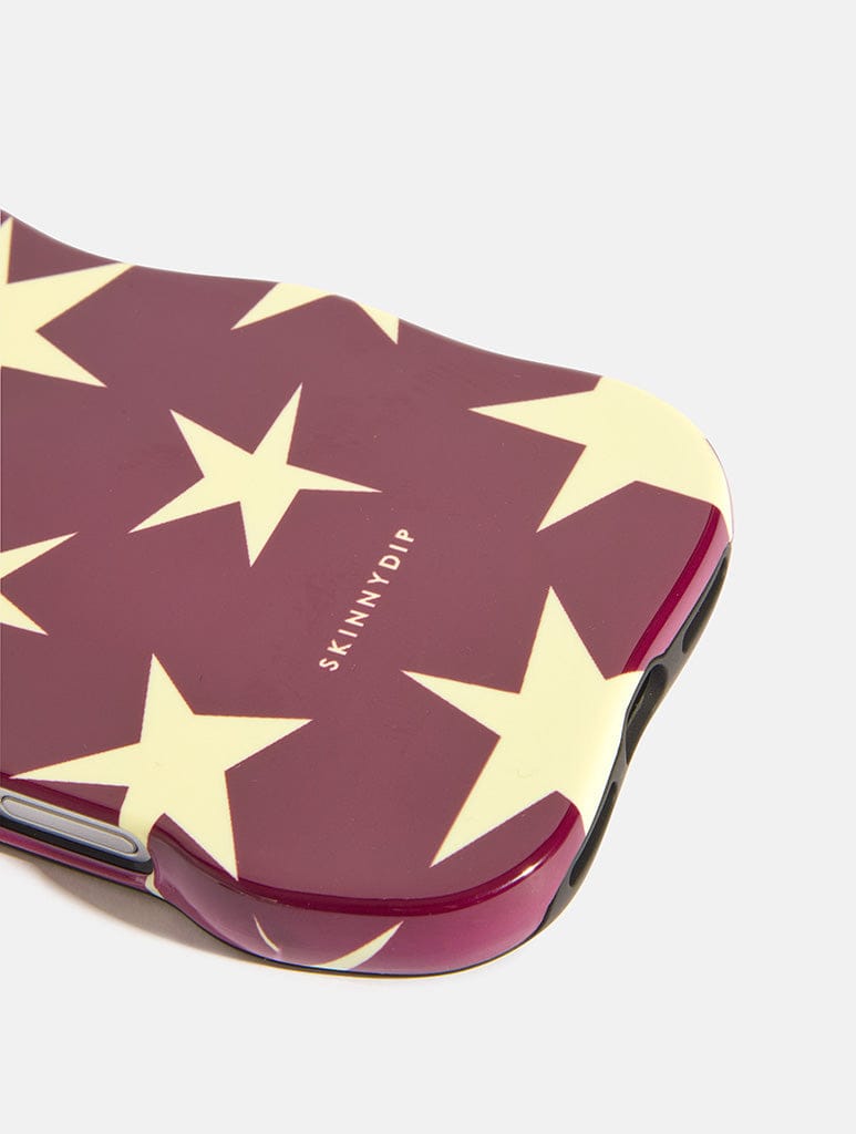 Brown and Yellow Stars Wiggle Ultra Protective iPhone Case Phone Cases Skinnydip London