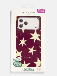 Brown and Yellow Stars Wiggle Ultra Protective iPhone Case Phone Cases Skinnydip London