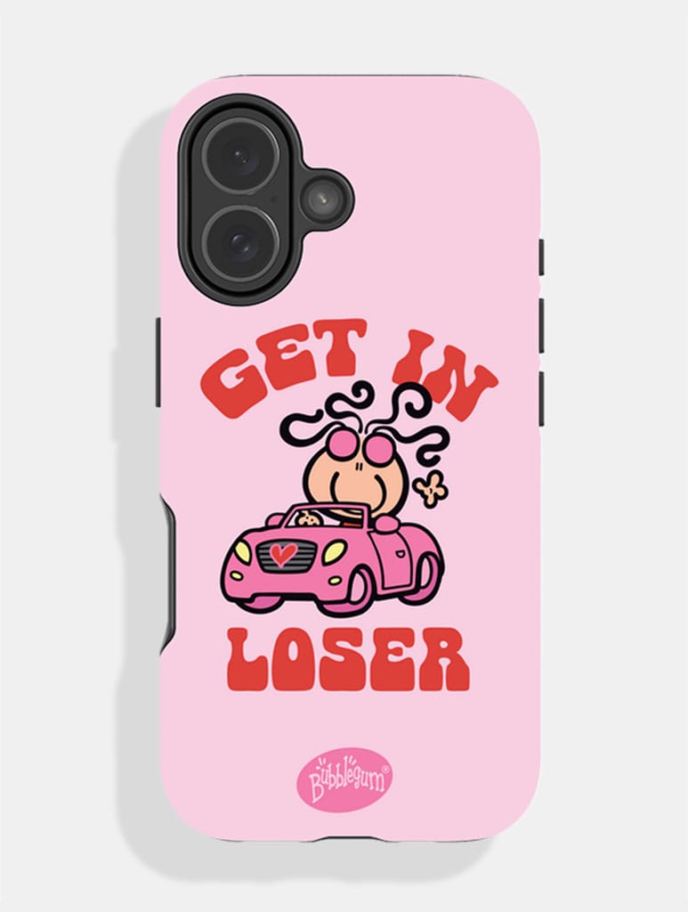 Bubblegum Get In Loser Ultra Protective iPhone Case Phone Cases Skinnydip London