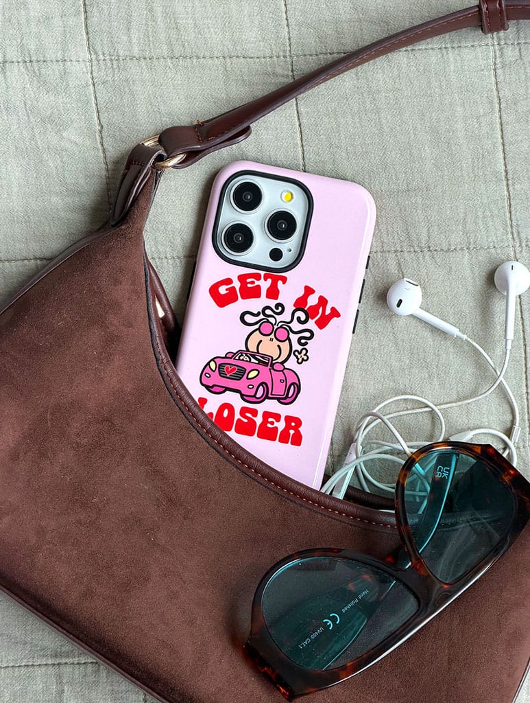 Bubblegum Get In Loser Ultra Protective iPhone Case Phone Cases Skinnydip London